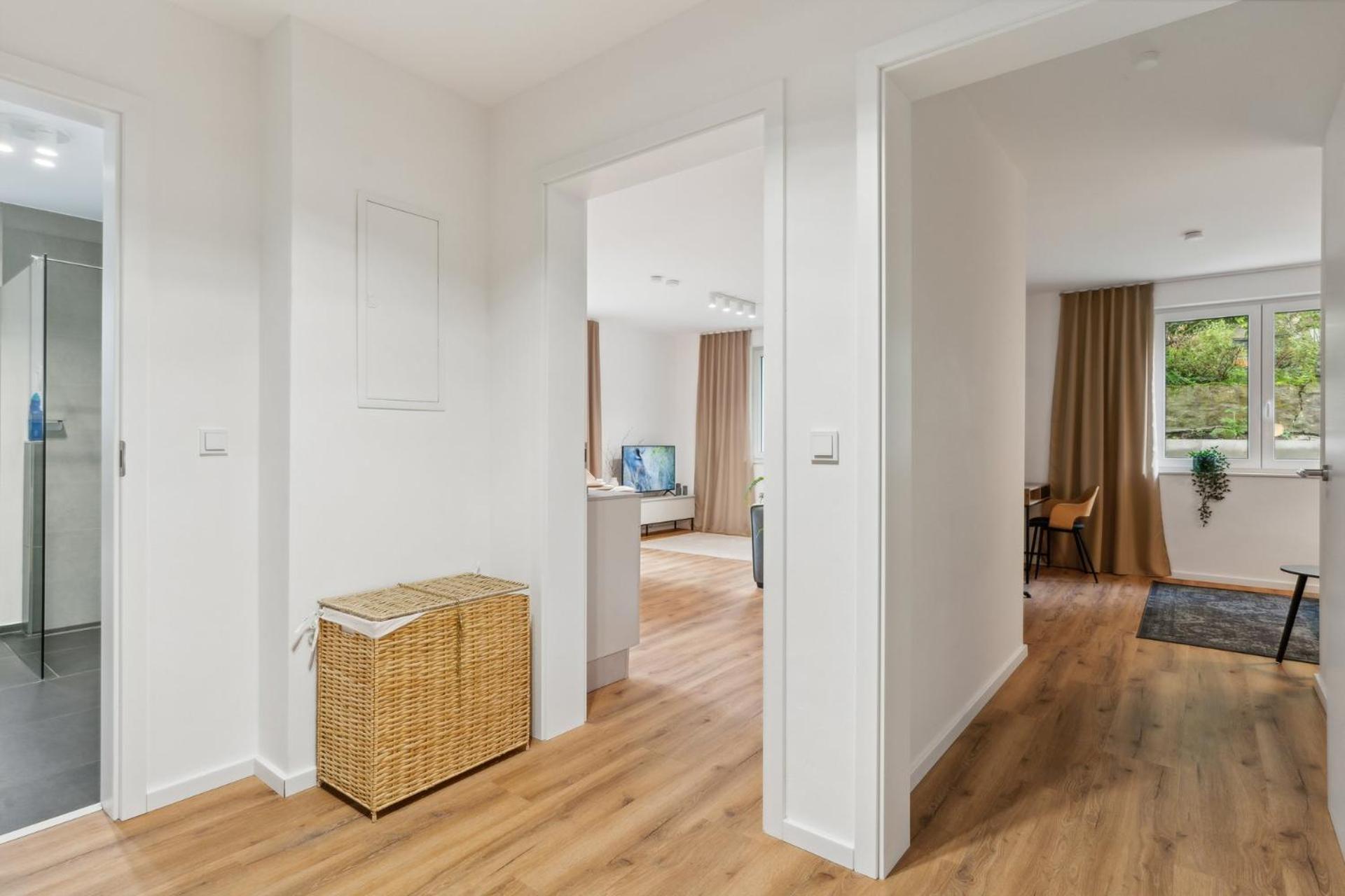 Deluxe Apartment In Bielefeld City Mit Parkplatz Und Terrasse Eksteriør bilde