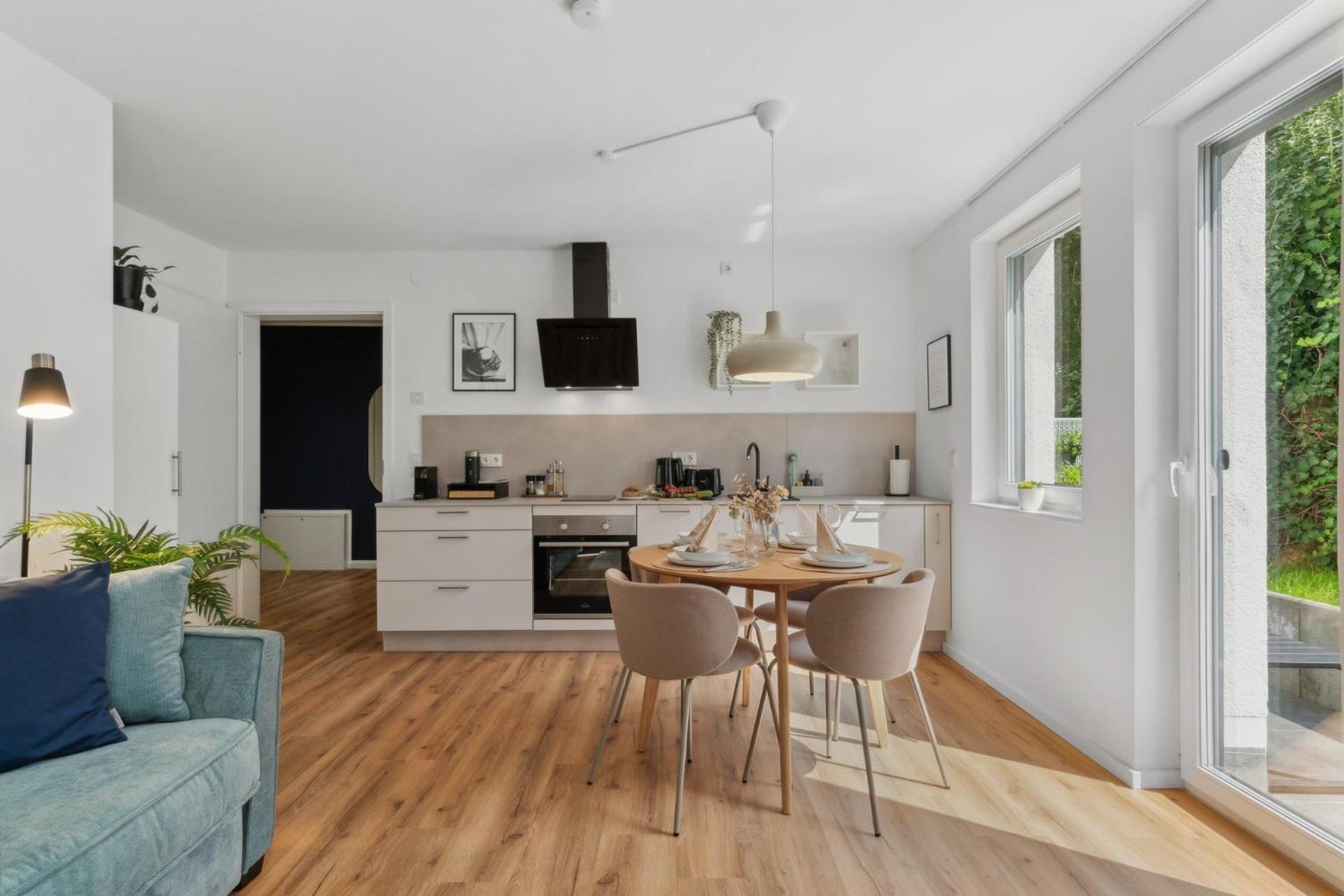 Deluxe Apartment In Bielefeld City Mit Parkplatz Und Terrasse Eksteriør bilde